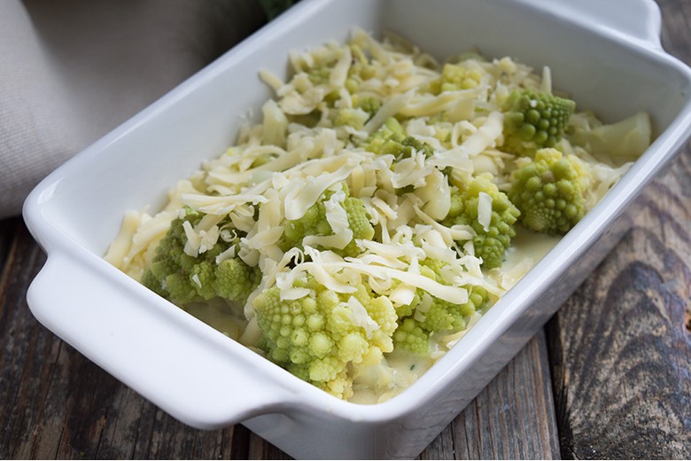 Romanesco in Käsesauce