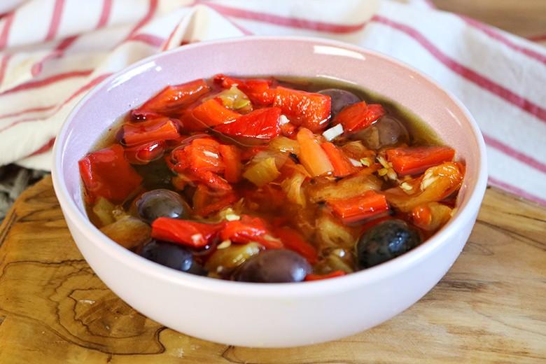 Spanischer Paprikasalat