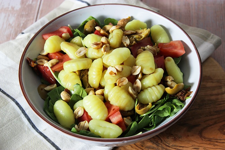Gnocchi Salat mit getrockneten Tomaten