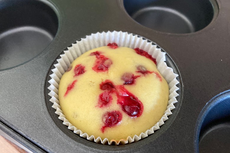 Einfache Johannisbeermuffins