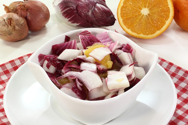 Einfacher Chicorée-Salat