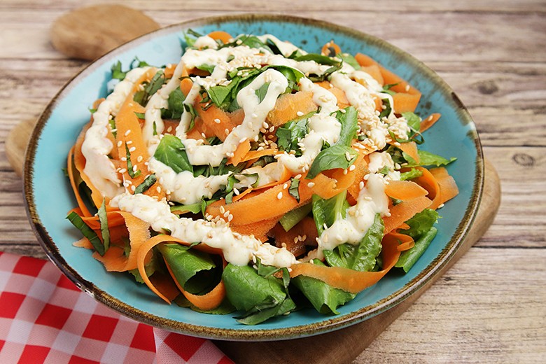 Möhrensalat mit Sojadressing