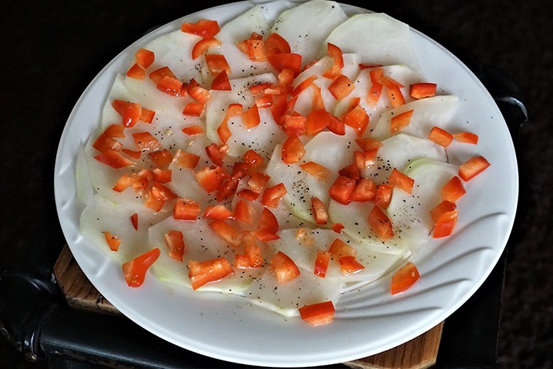 Kohlrabi-Carpaccio