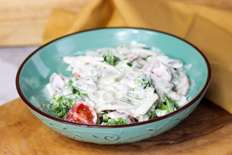 Brokkolisalat mit Pute