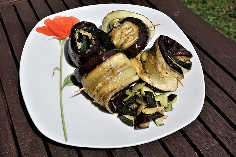 Involtini mit Pesto