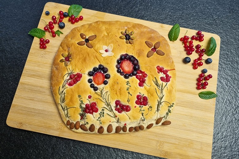 Beeren-Focaccia