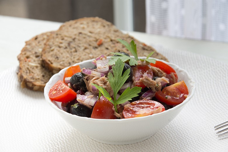 Bohnensalat mit Thunfisch