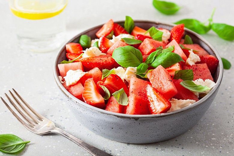 Melonen-Erdbeer-Salat