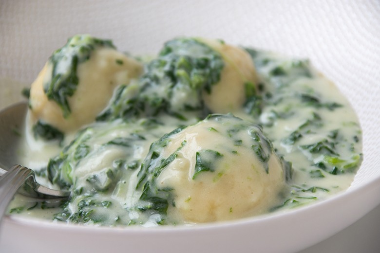 Einfache Spinat-Käse-Sauce