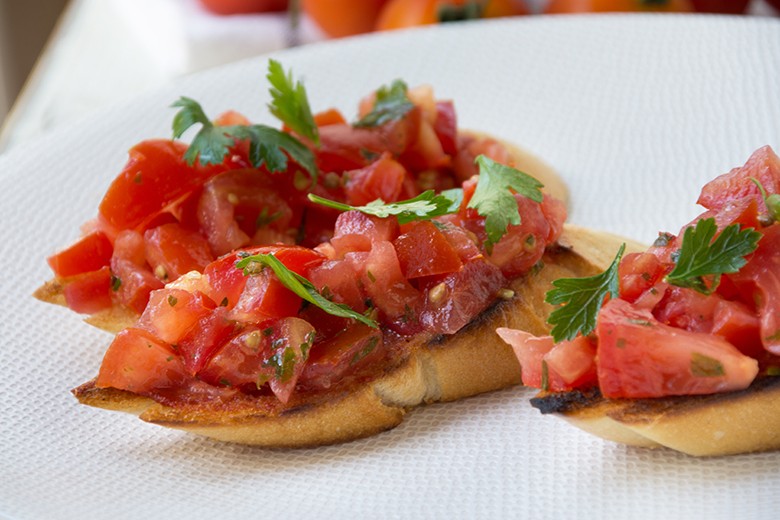 Original italienische Bruschetta - Rezept