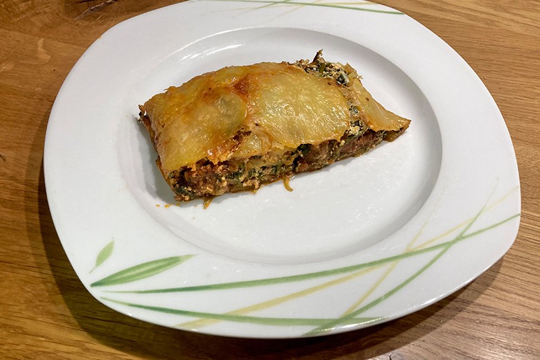 Kartoffelrolle mit Hackfleisch