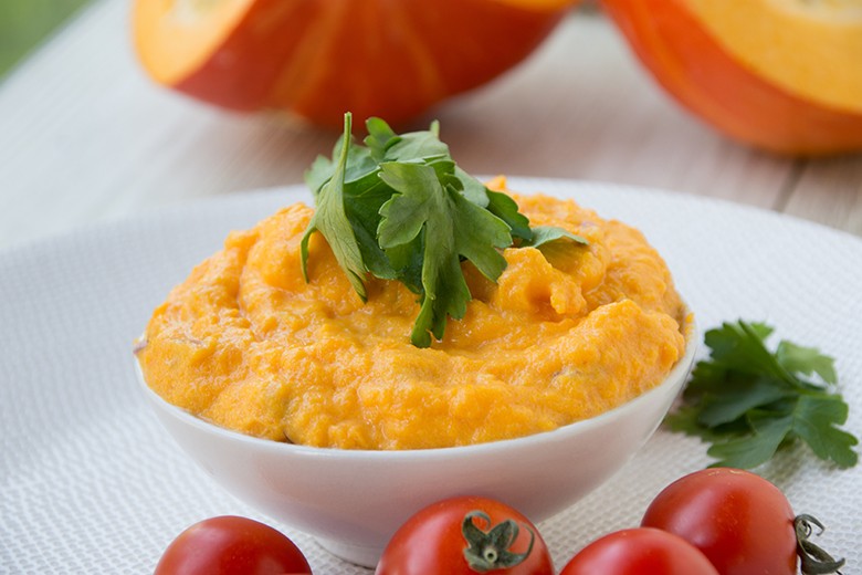 Kürbisaufstrich mit Frischkäse