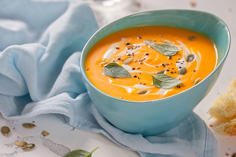 Butternuss-Kürbissuppe