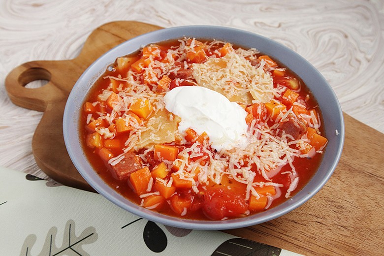 Einfache Lasagne-Suppe