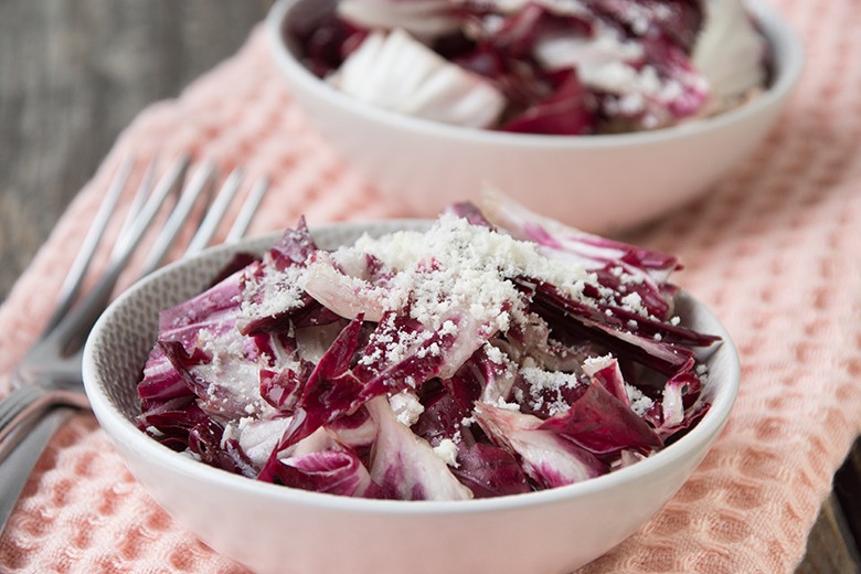 Radicchiosalat mit Parmesan