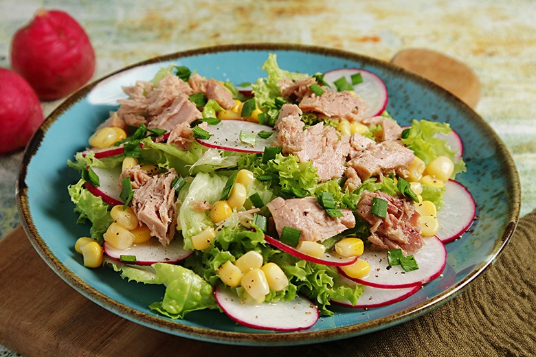 Radieschensalat mit Thunfisch