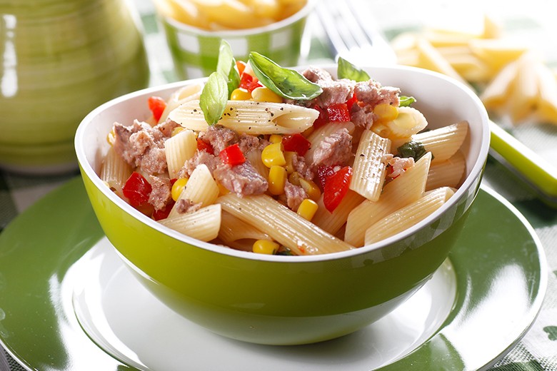 Nudelsalat mit Thunfisch