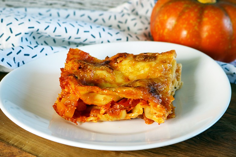 Einfache Kürbislasagne