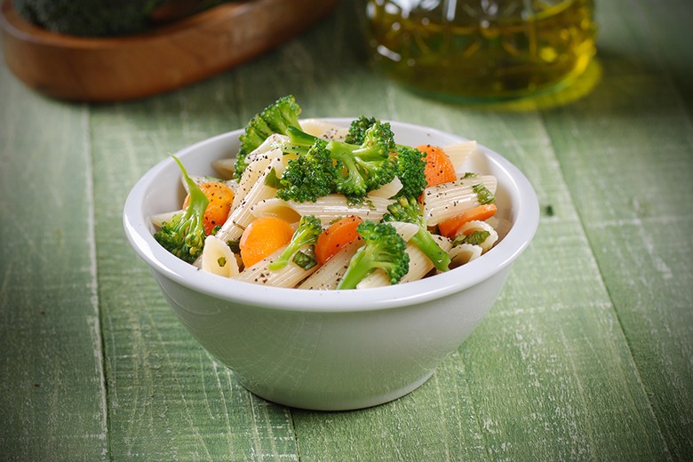 Nudelsalat mit Brokkoli
