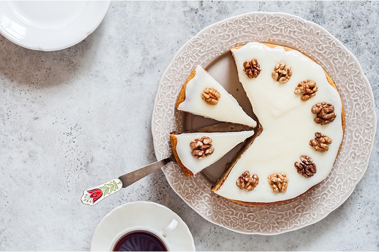 Walnusskuchen mit Olivenöl