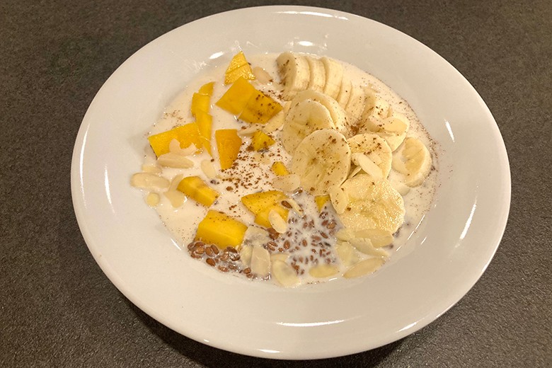 Leinsamenpudding