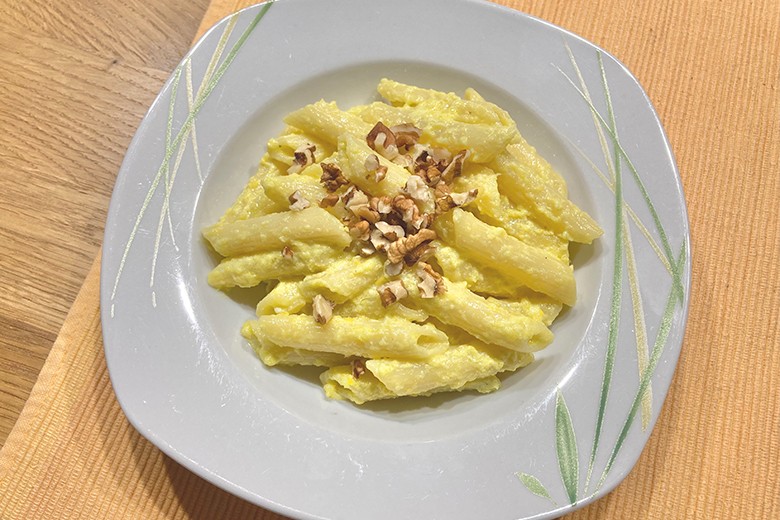 Penne in Ricottasoße