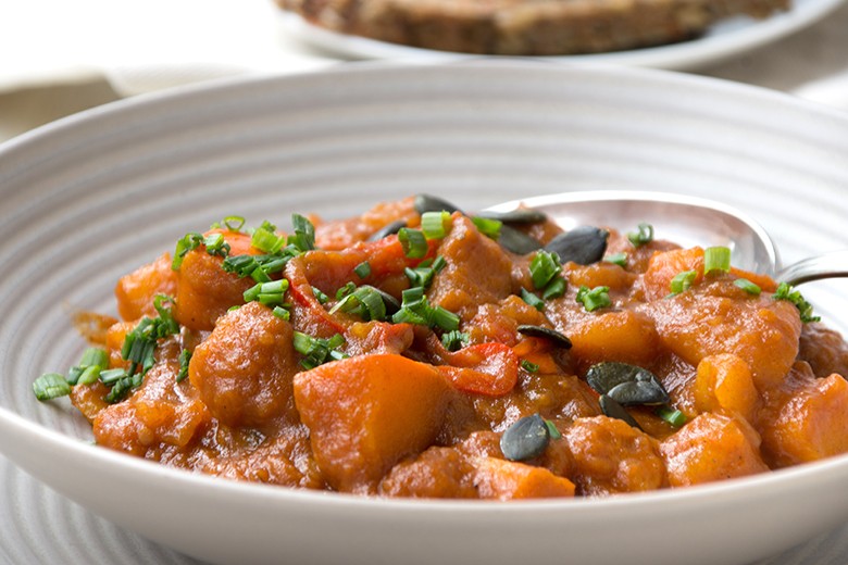 Kürbis-Kartoffel-Gulasch