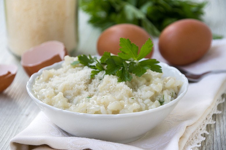 Risotto mit Ei