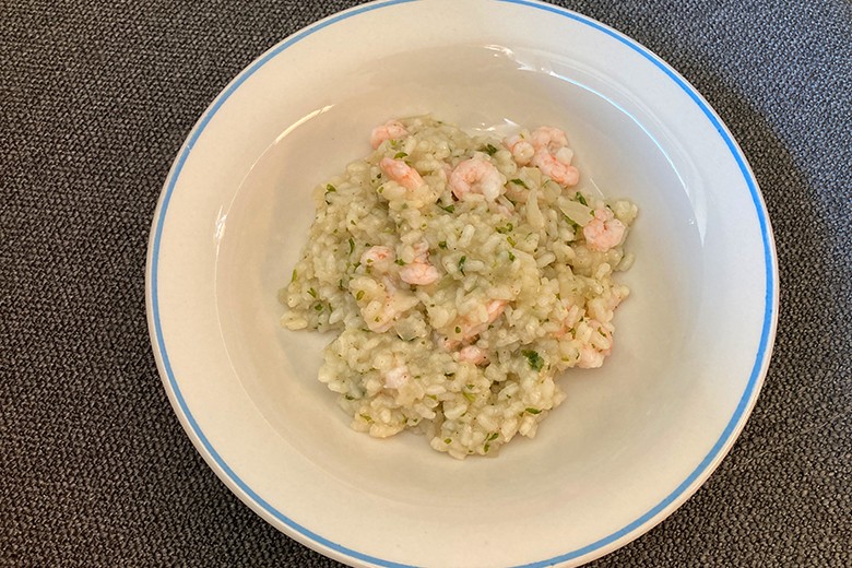Risotto mit Krabben