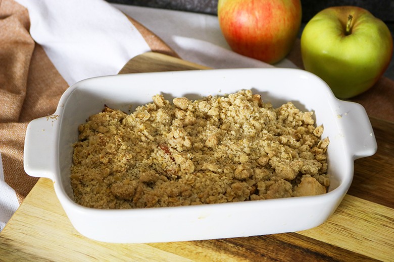 Einfacher Apfel-Crumble