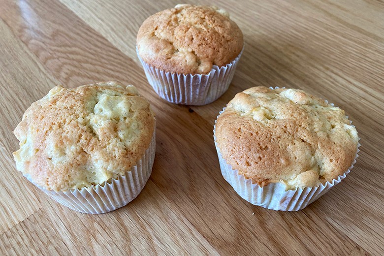 Einfache Apfelmuffins