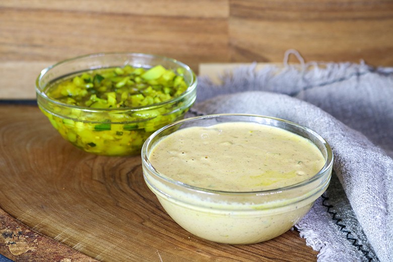 Selbstgemachte Burger Sauce