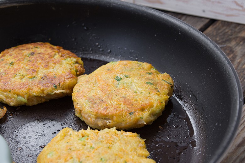 Gemüsebratlinge mit Käse