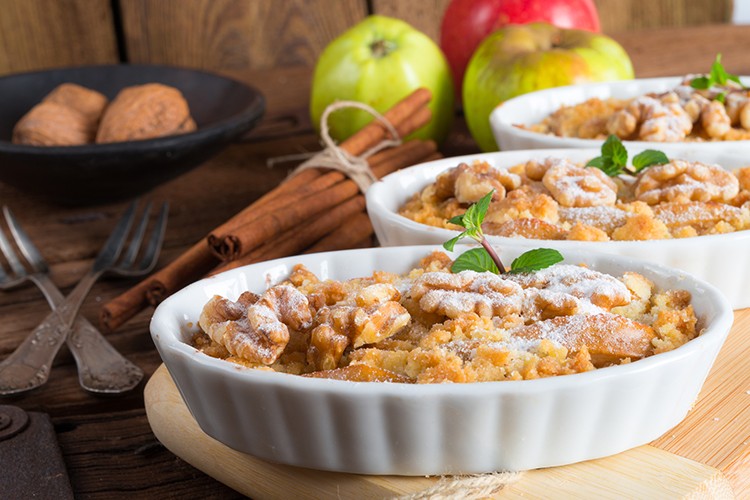 Apfelbröselkuchen