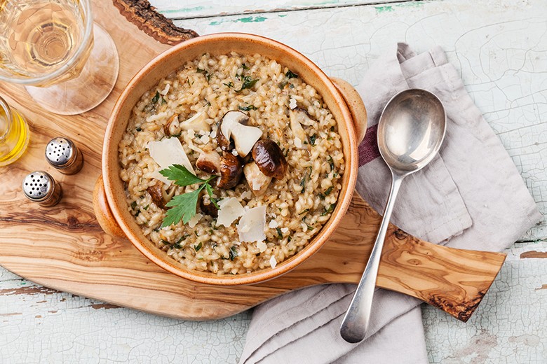 Risotto mit Waldpilzen