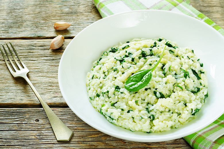 Spinat-Risotto