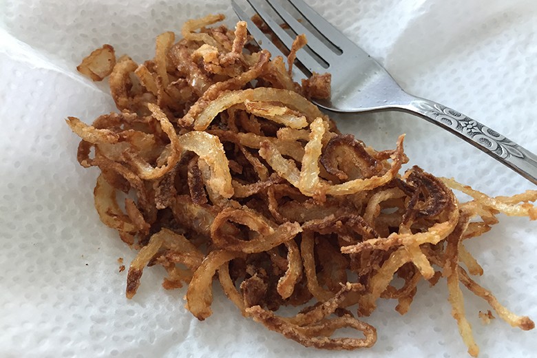 Röstzwiebeln mit Zucker