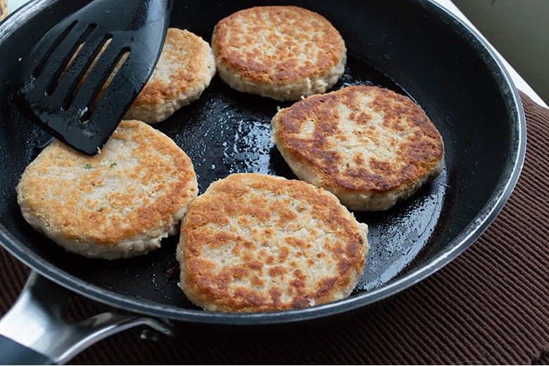 Veganer Kichererbsenpatty