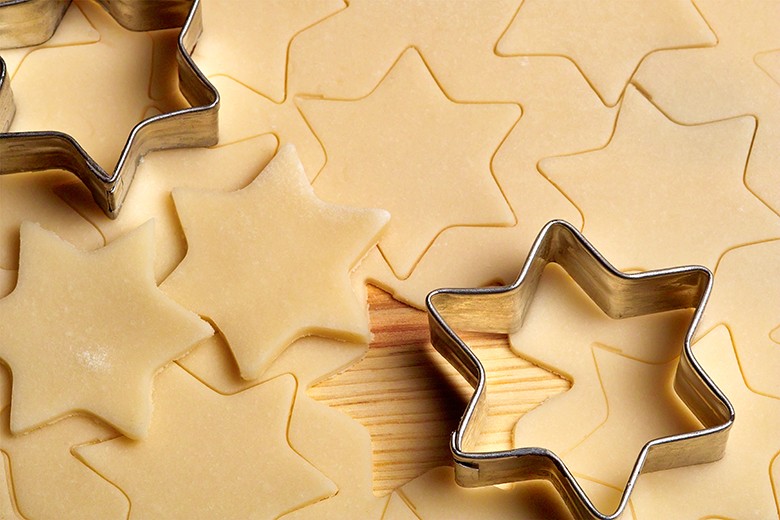 Einfache Butterkekse ohne Ei