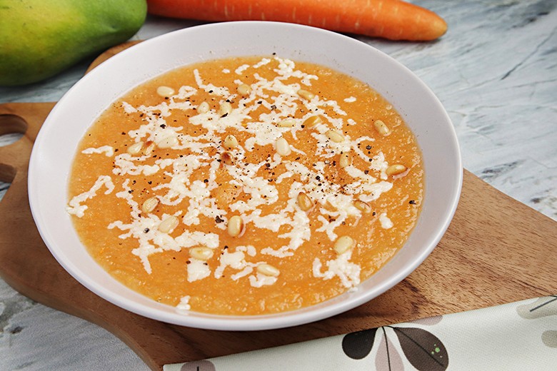 Mango-Möhren-Suppe