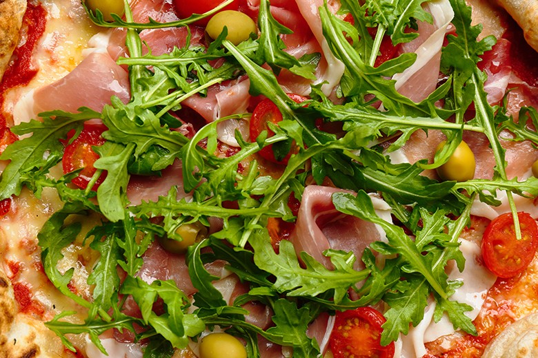 Rucola-Parma-Pizza