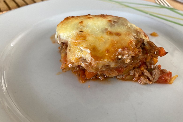 Low carb Kohlrabilasagne