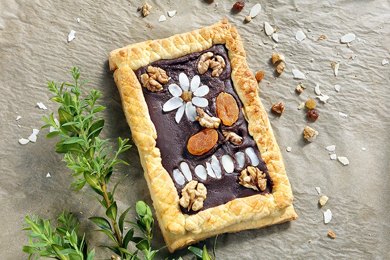 Mazurek mit Schokolade