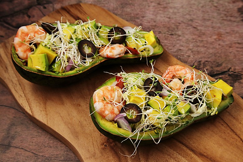 Avocado-Garnelensalat