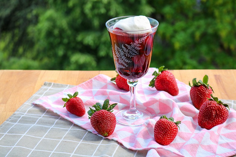 Erdbeeren mit Marsala