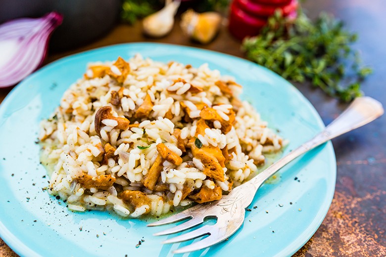 Pfifferlinge-Risotto