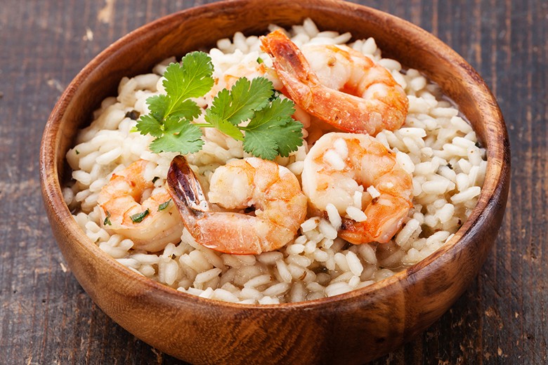Shrimps-Risotto