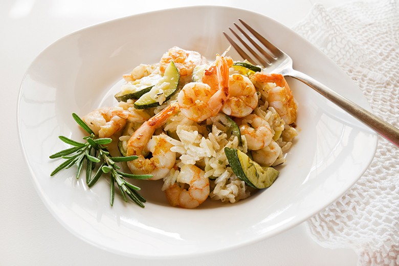 Garnelen-Risotto