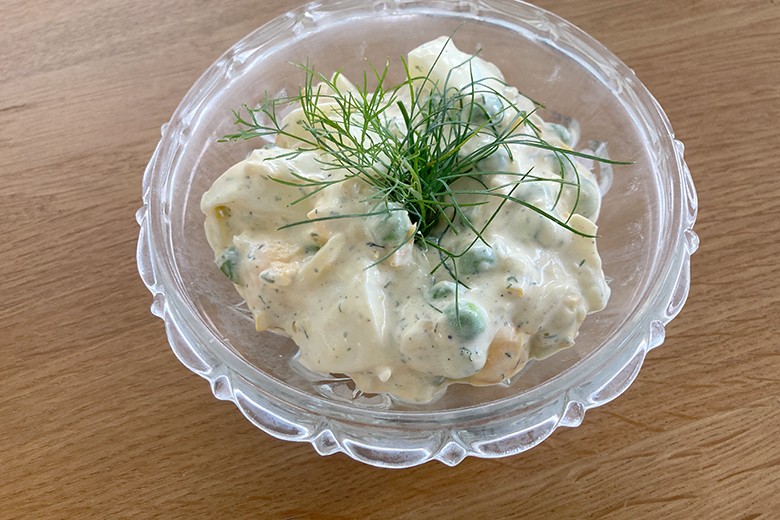 Eiersalat mit Dillmayonnaise