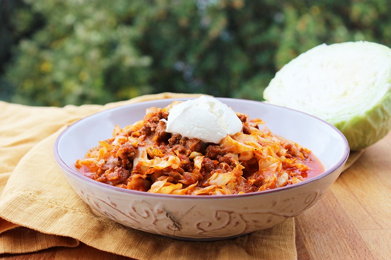 Kohlpfanne mit Hackfleisch